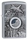 Zippo 24457 207 Joined Forces Military Emblem Chrome Windproof Lighter