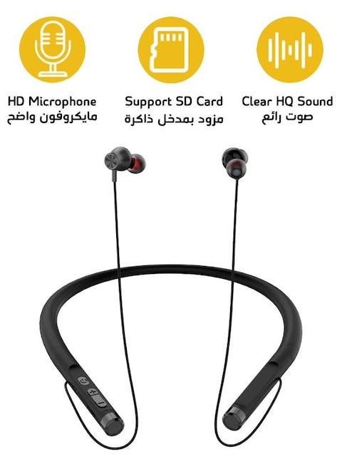 Avoo Neckband With 5.0 Bluetooth Long Lasting Battery Clear Sound And Mic