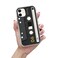Casetify Cassette Collection Apple iPhone 12  Mini Case - 10 Ft. Impact Protection Shock Absorbing Cover, Anti-Microbial, Slim &amp; LightWeight, Wireless &amp; MagSafe Charging Compatible - Mixtape Black