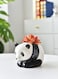 Generic 3 Pcs Lovely Panda Succulent Ceramic Flower Pot Cute Animal Mini Green Plant Basin Planter Home Decoration Fairy Gardening