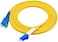 DKURVE&reg; LC to SC Singlemode Duplex Fiber Optic Cable (9/125) 15M