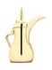 Al Saif Stainless Steel Arabic Coffee Dallah Flask, Gold