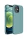 Generic Liquid Silicone Gel Rubber Full Body Protection Shockproof Drop Case Cover For Iphone 12 Pro Max 6.7Inch Midnight Green
