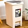Uujuly 10L Garbage Bin Trah Can With Lid for Kitchen Living Room Office