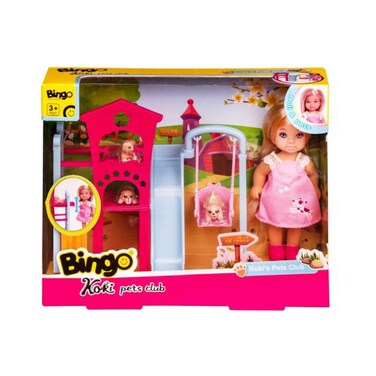 بينجو عروسة كوكي مع نادي الحيوانات الاليفة - 9 قطع