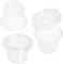 Lavish 2 Oz. Clear Plastic Disposable Portion Cups With Lids, [2500 Pcs ] Sampling Cups, Portion Control Cups