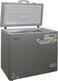 Nobel 200 L Gross / 192 L Net Capacity Single Door Freezer, Gas R600A, Glass Sliding Door Look And Key NCF216RH Silver
