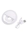 Generic - SG-11 Mini Rechargeable Phone LED Selfie Lamp Ring Light 8.3centimeter White