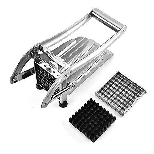 Generic Stainless Steel French Fries Cutter Potato Vegetable Cutter With 2 Blades - Amz-Z0E4C076015E5Bad84128Z