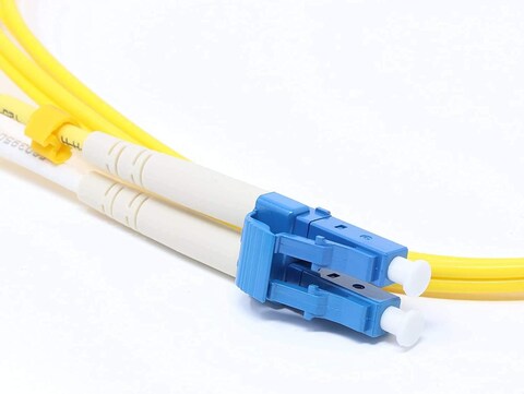 DKURVE&reg; LC to LC Fiber Patch Cable Single Mode Duplex - 9/125um OS1 LSZH - 15M