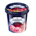 Buy London Dairy Natural Strawberry Flavoured Ice Cream 500ml in UAE