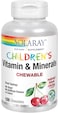 Solaray, Children's Chewable Vitamins &amp; Minerals Natural Black Cherry Flavor