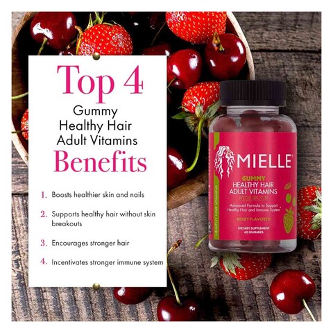 MIELLE HAIR AD VITAMINS 60 GUMMIES