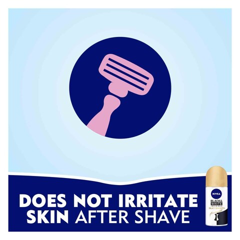 Nivea Silky Smooth Invisible Black &amp; White Roll on Deodorant For Women - 50 ml