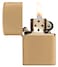 Zippo Lighter Model 204-Brush Finish Brass