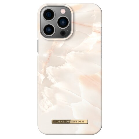 Fashion Case Ideal Of Sweden Case Iphone 14 Plus Rose Pearl Marble