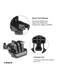 Generic - 22-Piece Mount Set For GoPro Black/Red