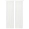 Sheer Curtains 1 Pair White 140X300 Cm