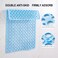 Non-Slip Bath Mat, Soft TPE Shower Mat with Suction Cups and Drain Holes, Bathroom Anti-Slip Mat for Shower, Bathtub (90 * 60cm, Grey)