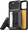 VRS Design Damda Glide Hybrid for iPhone 15 Pro MAX case cover wallet [Semi Automatic] slider Credit card holder Slot [3-4 cards] &amp; Kickstand - Black Groove