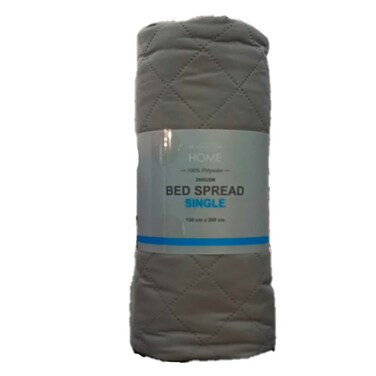 Bed Spread Single Dark Grey