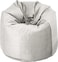 Luxe Decora Soft Suede Velvet Bean Bag With Filling (XL, Off White)