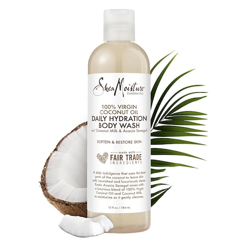 Shea Moisture 100% Virgin Coconut Oil Daily Hydration Body Wash 384ml