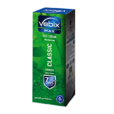 Vebix Classic Cream Deodorant - 25 ml