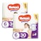 Huggies Diaper Pant Size 6 15-25kg White 30 Diapers Pack of 2