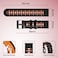 Moxedo Silicone Waterproof Adjustable Replacement Watch Band 22mm Compatible for Samsung Galaxy Watch 5 (Black/Orange)