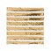 Gold Striped Paper Napkins 165x165mm 20/Pack