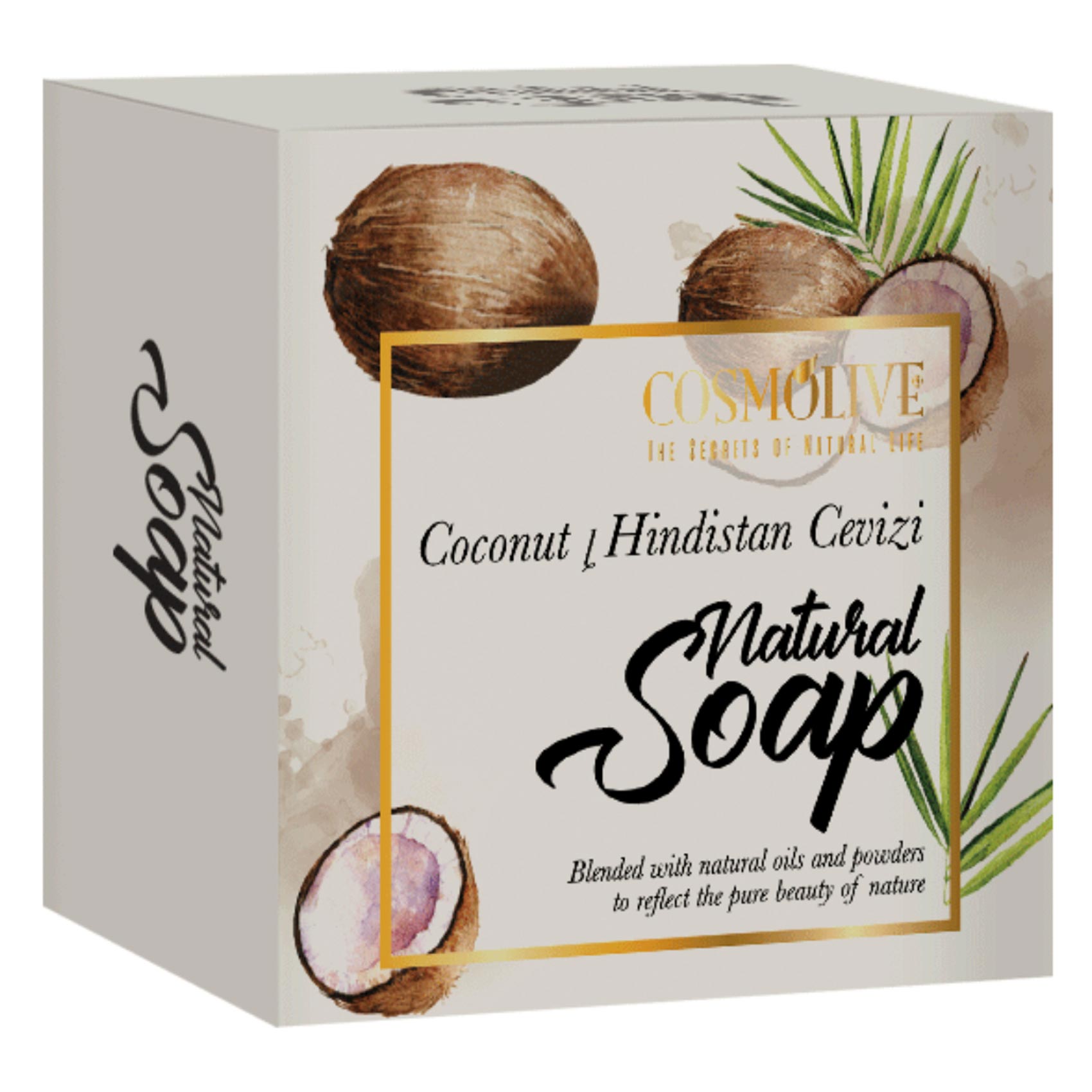 Cosmolive Nat. Soap Coconut125G