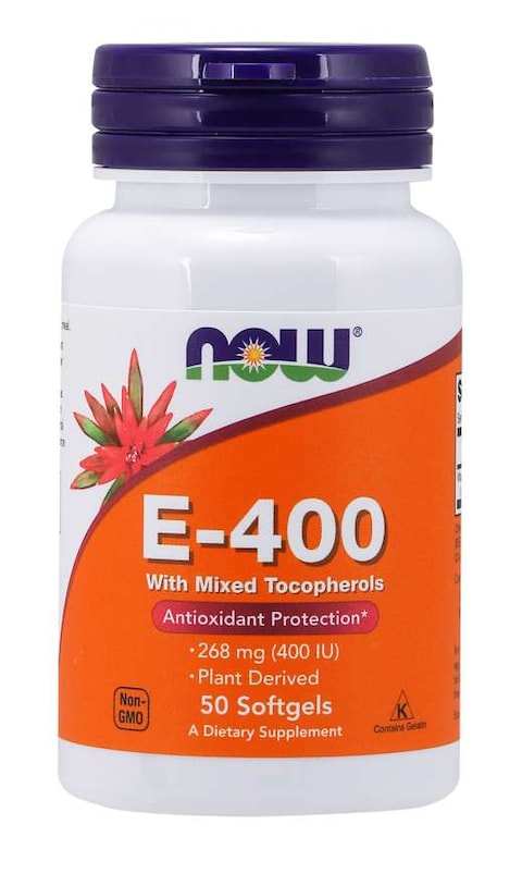 Now E 400 20% Mixed Selenium 100 Softgels