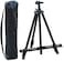 Generic Black Metal Stand Easel, 50cm-155cm Collapsible Artist Telescopic Field Studio Painting Easel Tripod Display Stand For Sketching Painting, With Carrying Bag R/20/01/21
