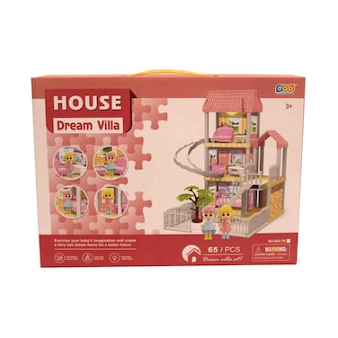 Villa Set W/6Solid Barbie Doll