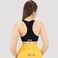 Kidwala Women's Sports Bra, Activewear Round neck Racerback Top Workout Gym Yoga Outfit for Women (Large, Black)