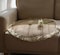 Hand Woven Jute Tassel Round Living Room Carpet With Anti Slip Bottom (Size 80CM)