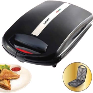 Buy iSONIC Sandwich Maker, iSM 725, Non Stick Coating Plates