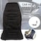 Generic 12V Black Cover Multifunctional Heating Auto Car Massage Seat Cushion For Chair Heat Massage Seat Cushion For Car 1Pcs