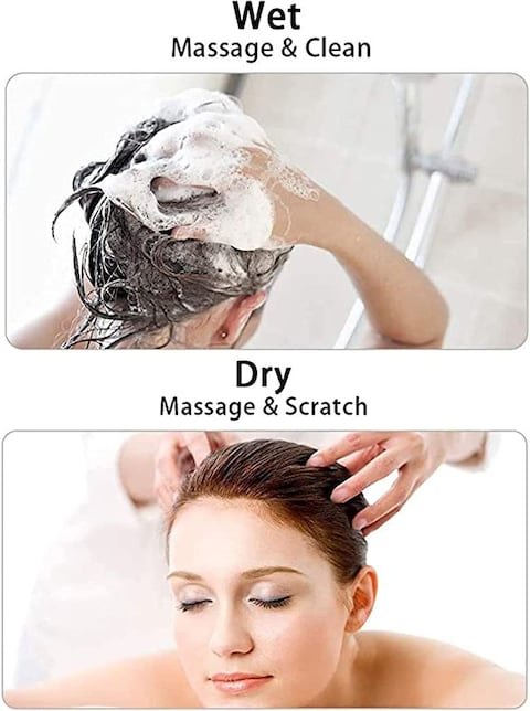 Hair Scalp Massager Shampoo Brush with Soft Silicone Head Massager ,Care for The Scalp, Exfoliate and Remove