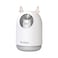 Generic-White  USB Humidifier 300ml Mini Portable Humidifier Desktop Bedroom Mute Humidifier with 7-color breathing Light White