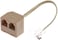 DOT RJ11 Telephone line 2 way Splitter