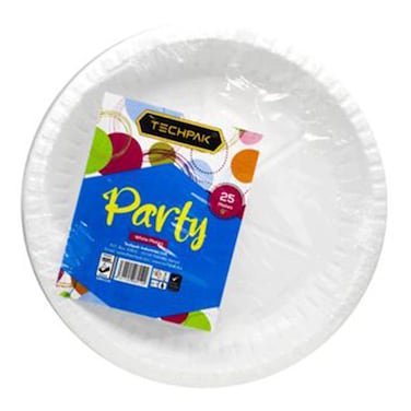 Techpak Plates S.Wrapped White 9