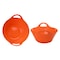 Mintra Plastic Tub With Handle 4.5L Orange