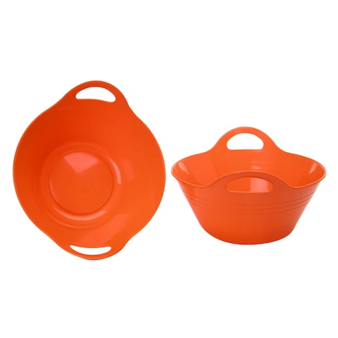 Mintra Plastic Tub With Handle 4.5L Orange