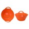 Mintra Plastic Tub With Handle 4.5L Orange