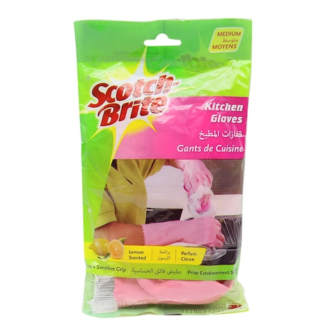 3 M Scotch-Brite Delicate Duty Household Hand Gloves Medium 1 Pair