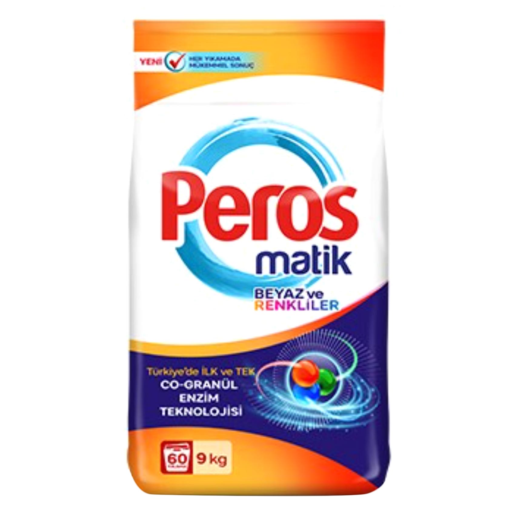 Buy Peros White And Orange Colors Detergent Powder 9KG Online ...
