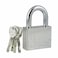 Blossom Disc Mechanism Padlock 50mm Silver