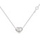 Aiwanto Silver Necklace Love Forever Necklace Neck Chain